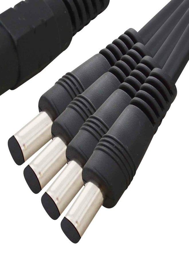 MX 4-Way DC Power Splitter Cable - 1 Female to 4 Male 5.5mm x 2.1mm Barrel Plug Y Adapter for CCTV Cameras, LED Light Strips, Routers, and Electronics - Image 5